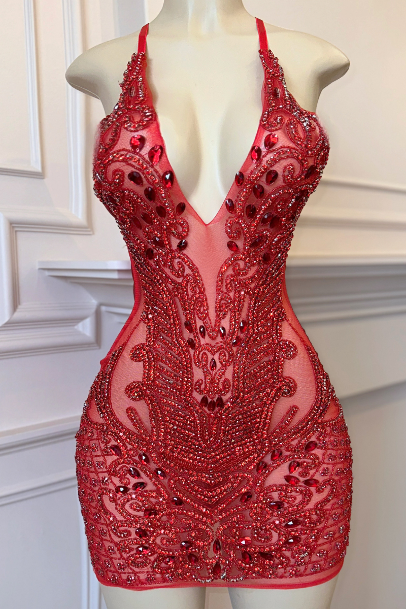 Lala Rhinestone Dress