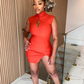 Zip Mini Dress