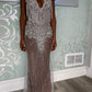 Ava Rhinestone Gown