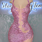 Valentina Rhinestone Dress